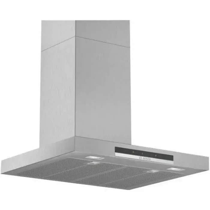 Hotte décorative - BOSCH - Serie 4 DWB67IM50 - Evacuation & recyclage - Acier inoxydable