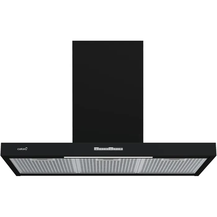 Hotte décorative - CATA - SYGMA 9010 BK - 802 m³/h - 90 cm - Classe A