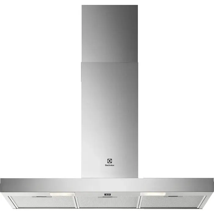 Hotte décorative murale 90 cm Série 600 ExtractionTech ELECTROLUX EFT39X Classe C Inox