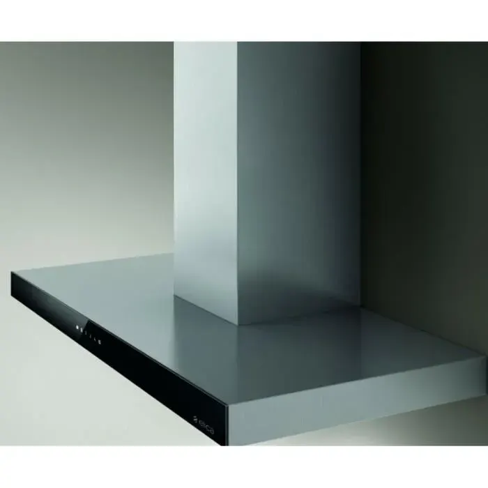 Hotte décorative murale - ELICA - PRF0038485 - INOX/Noir - 90 cm - 300 m³/h