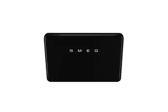 Hotte décorative murale Smeg KFAB84BL noir brillant 75cm