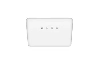Hotte décorative murale Smeg KFAB84MW blanc mat 75 cm