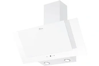Hotte décorative murale Triomph TA9PLAMVW HOTTE INCLINEE 90 CM VERRE BLANC