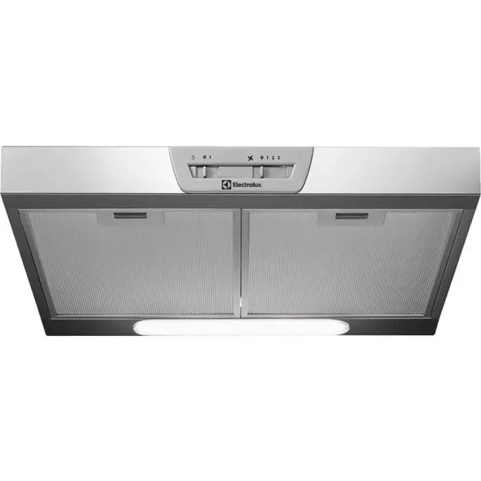 Hotte Electrolux LFU216X - Conduit / Recirculation - 272 m³-h - Acier inoxydable - Classe E - 71 dB