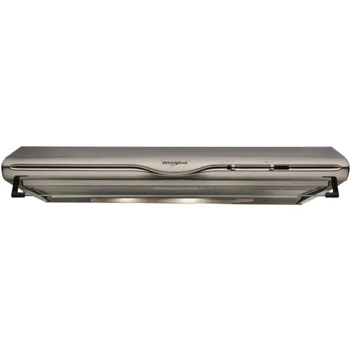 Hotte encastrable visière Hood2GO - WHIRLPOOL - WCN65FLXH2G - Inox - Classe D - 132 x 564 x 595 cm