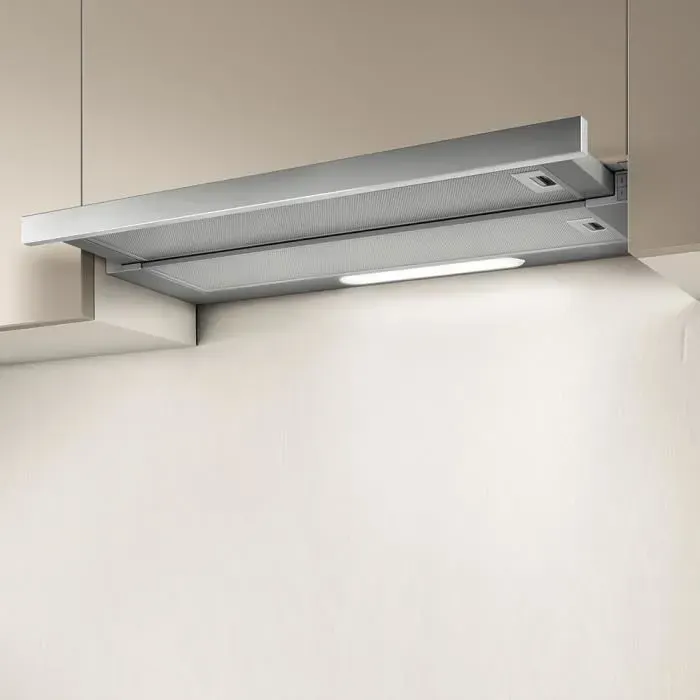 Hotte encastrée ELICA ELITE 14 LUX IXGL-A-60 - Acier inoxydable - 650 m³/h - Evacuation
