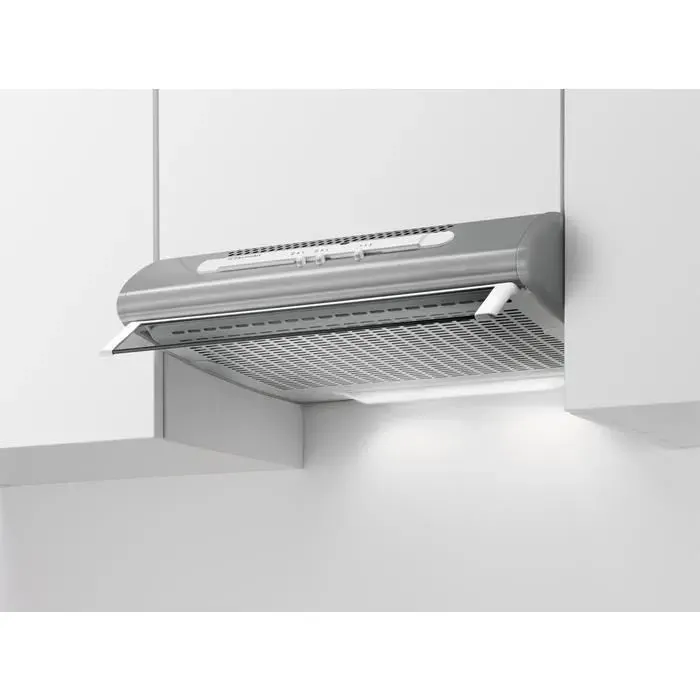 Hotte encastrée Zanussi ZHT611X - Conduit/Recirculation - 210 m³/h - Acier inoxydable