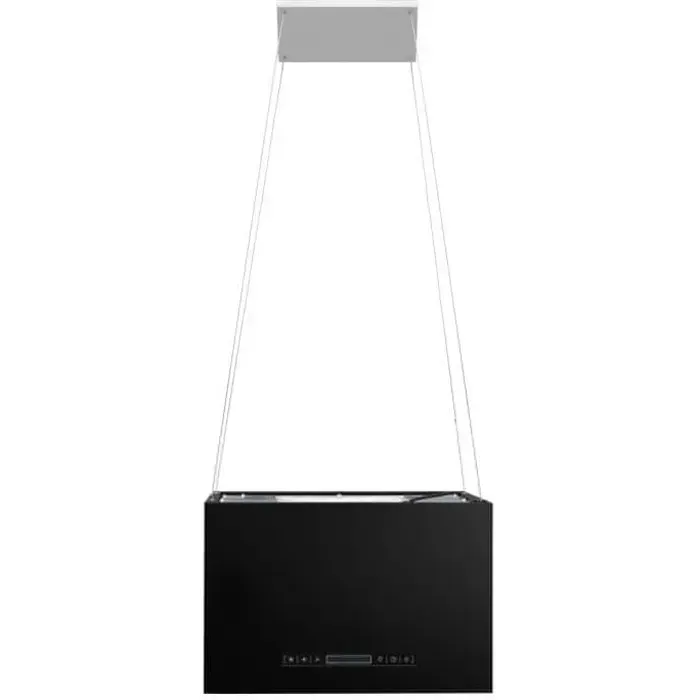 Hotte îlot aspirante - ZERODIS - HB007 - Noir - 55 x 37 x (62-133.5) cm - 3 niveaux de vitesse