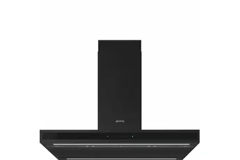 Hotte îlot Smeg KLTI9L4MB Noir Mat 90 cm