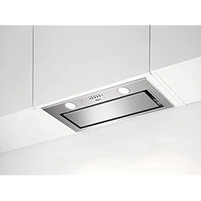 Hotte intégrée - AEG - DGE5661HM - Acier inoxydable - 700 m³/h - Évacuation