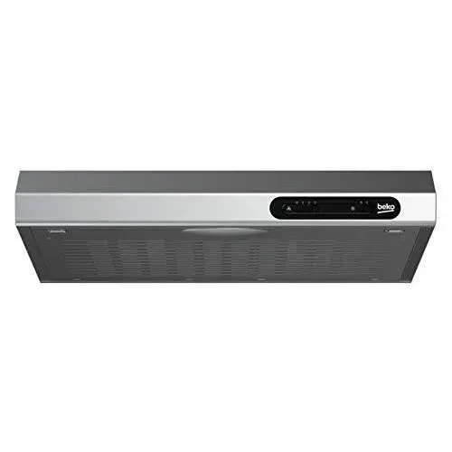 Hotte intégrée - BEKO - CFB 5310 X - 125 m³/h - Classe D - 28 W éclairage