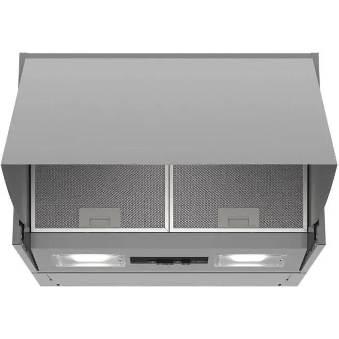 Hotte intégrée - Bosch - DEM63AC00 - 60 cm - Extraction et recirculation - Argenté(e)