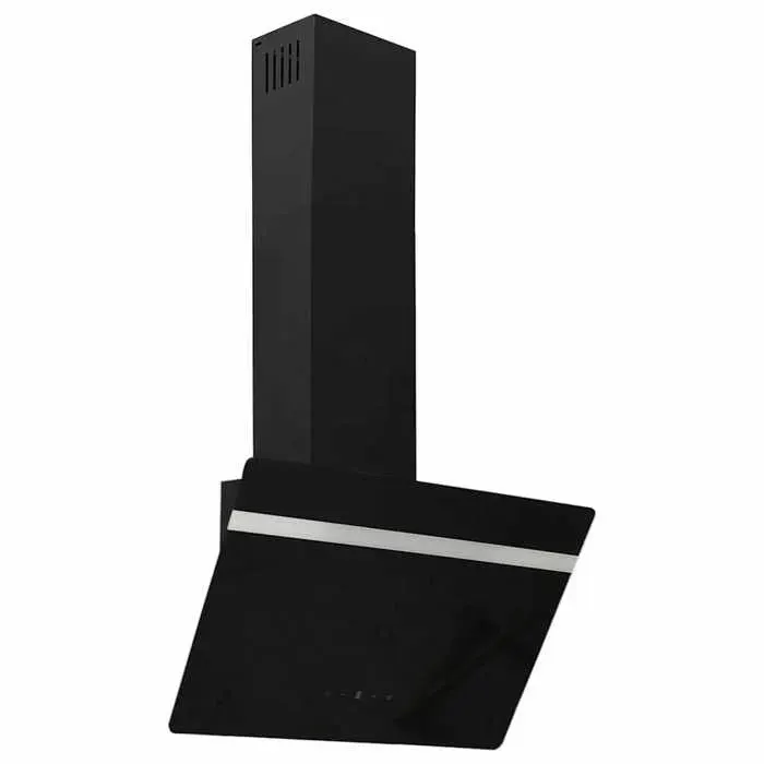 Hotte murale 60 cm et - vidaXL - acier - noir - résistant à lhumidité - robuste - 60 x 335x (78 - 108) cm 921jmb19j