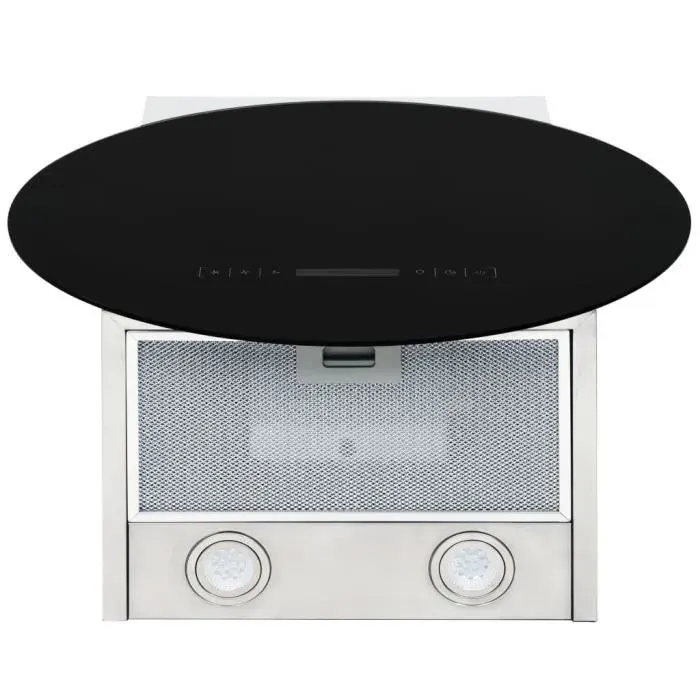 Hotte murale avec écran tactile LCD et capteur 756 m³ / h LED XID