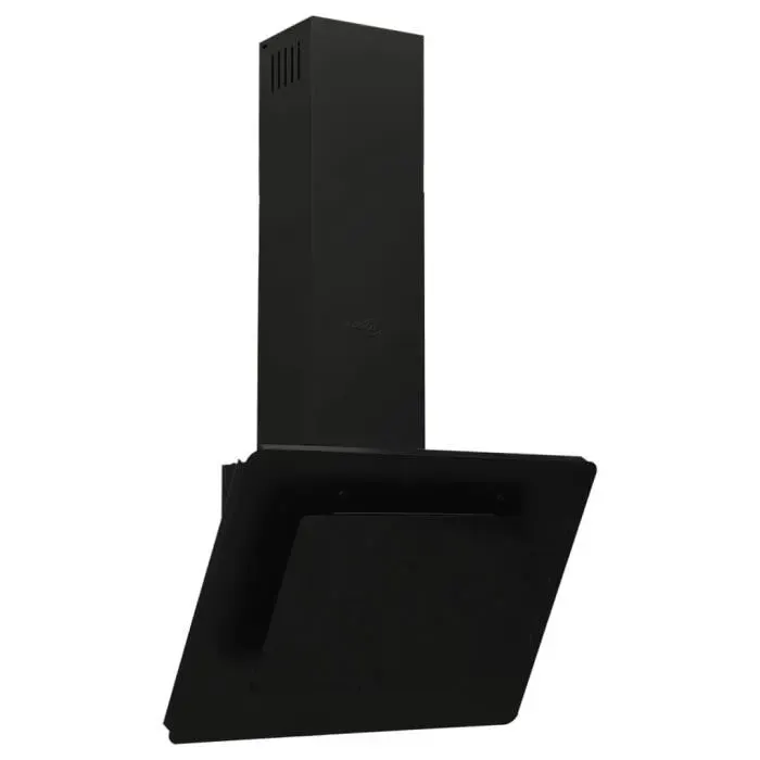 Hotte murale - DILWE - 60 cm - Acier inoxydable et verre - 3 vitesses - 2 lampes LED