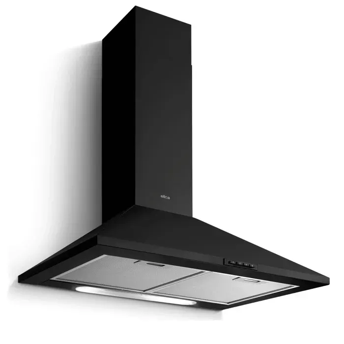Hotte murale - ELICA - MISSY BL/A/60 - Débit dévacuation 395 m3/h - Niveau sonore 68 dB - Noir — coloris Noire