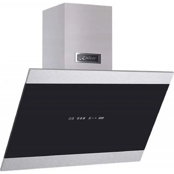 Hotte murale inclinée 80 cm Kaiser AT 8435 Eco • Hotte aspirante 1250 m³/h • FullTouch • Classe A • Évacuation & recyclage