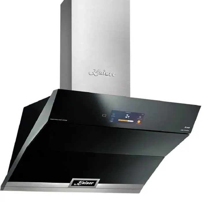 Hotte murale inclinée 90 cm Kaiser AT 9343 Hotte aspirante • TFT Touchscreen couleur • 1250 m³/h • Évacuation & recyclage