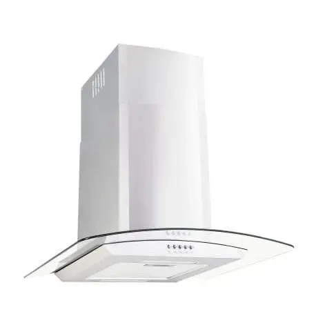 Hotte murale inclinée - CUQUE - Extraction-Recyclage - 756m3-h - L60cm - argenté