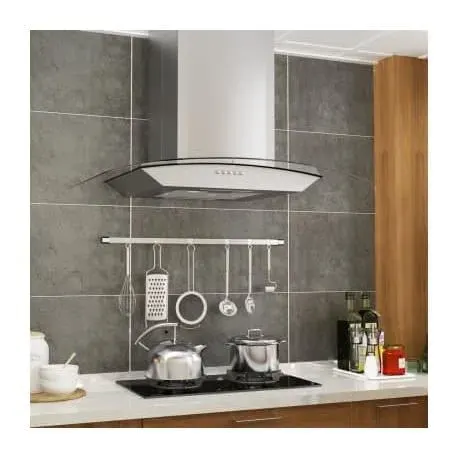Hotte murale inclinée - CUQUE - HB50667 - Extraction-Recyclage - 756m3-h - 3 vitesses