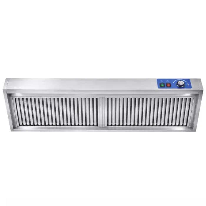Hotte murale pro - Mistral Pro 1800 x 900 mm - moteur 025 kW - débit 1600–2100 m³/h - Inox SS201/304 LED variateur