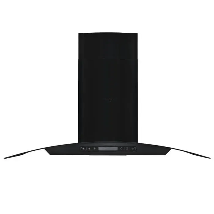 Hotte murale - VINGVO - 90 cm - Acier inoxydable - 756 m³/h - 3 vitesses - Noir