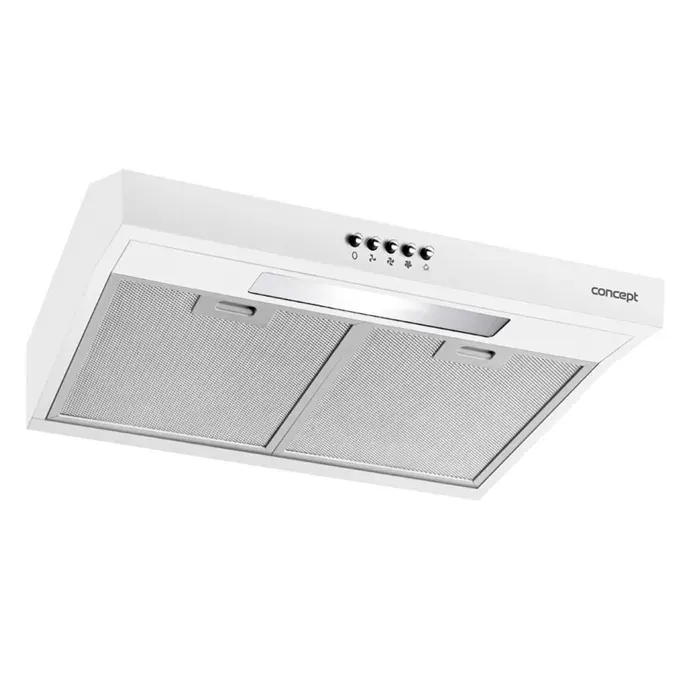 Hotte sous meuble 50 cm Concept OPP1250wh avec filtre à graisse blanc