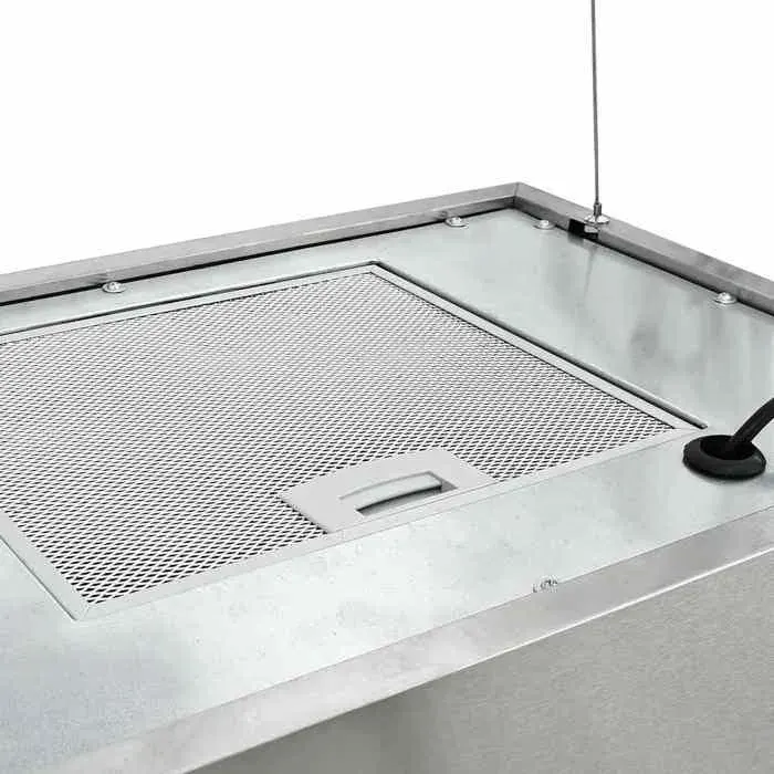 Hotte suspendue à capteur tactile LCD 55 cm Acier inoxydable_2 ans garantie_26180