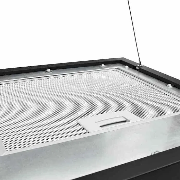 Hotte suspendue à LCD tactile 37 cm Acier enduit de poudre_2 ans garantie_96391