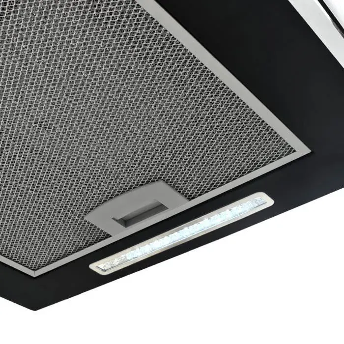 Hotte suspendue à LCD tactile 37 cm Acier enduit de poudre XID