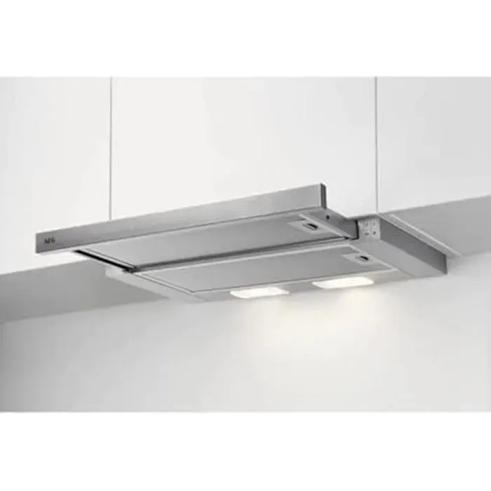 Hotte télescopique - AEG - DPB3632S - Largeur 60 cm - Design moderne - Performance silencieuse