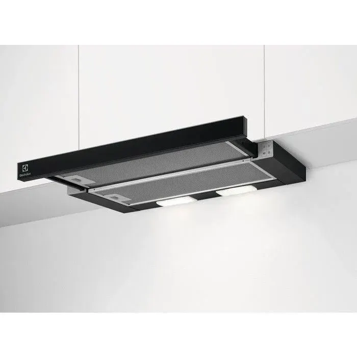 Hotte Téléscopique - Electrolux - LFP326FB - Noir - Éclairage LED - Économie dénergie