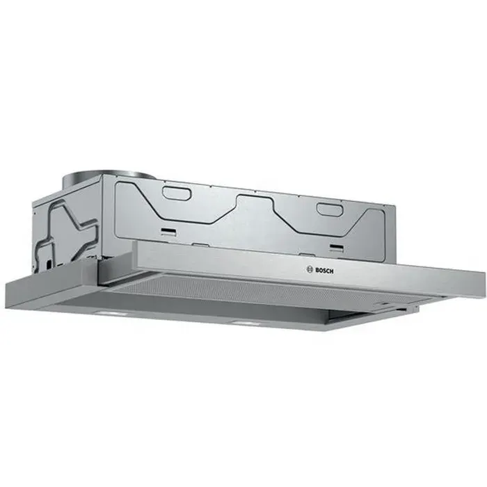 Hotte tiroir et escamotable BOSCH DFM064A53 - Gris - 405 m3/h - 4 vitesses - LED