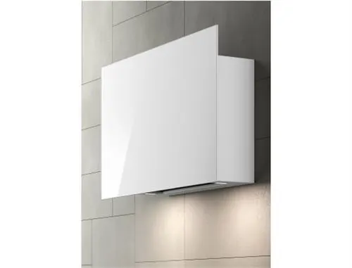Hotte verticale COVER1410 Blanche, 85cm, Moteur slim compact, 600m3/h, Dynamic Led light 2x1,2W (2700 - 5600 K), Classe energetique : B, 4 vitesses, Fonctionne en evacuation ou…