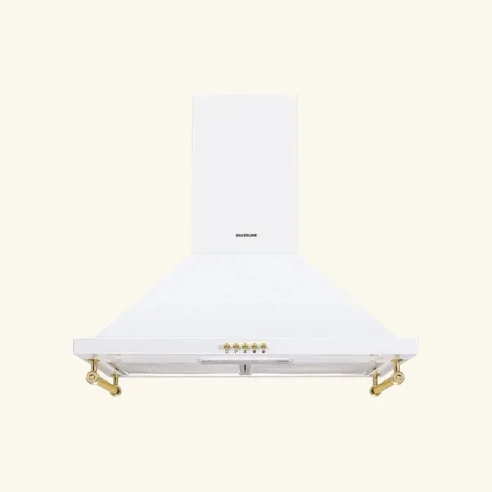 Hotte vintage murale Silverline OSIRIS blanc mat 60 cm