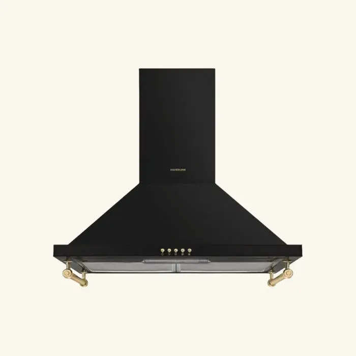 Hotte vintage murale Silverline OSIRIS noir 60 cm