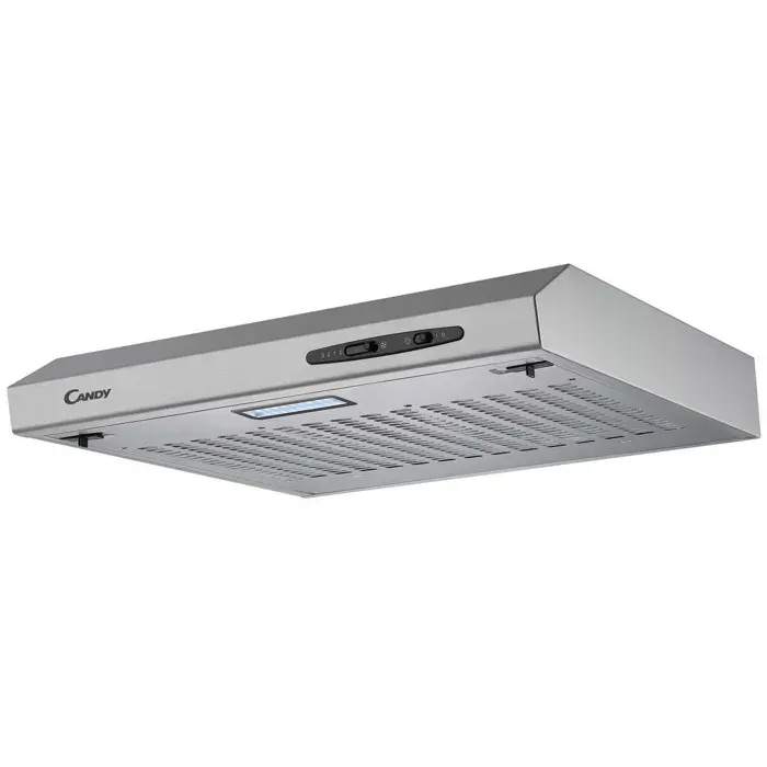 Hotte Visière - CANDY - CFT6105S - 60 cm - 3 vitesses - 2097 m³/h — coloris Argent