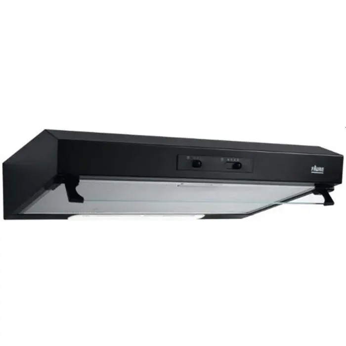 Hotte Visière - FAURE - FHT6137B - Noir - 60 cm - Evacuation & Recyclage