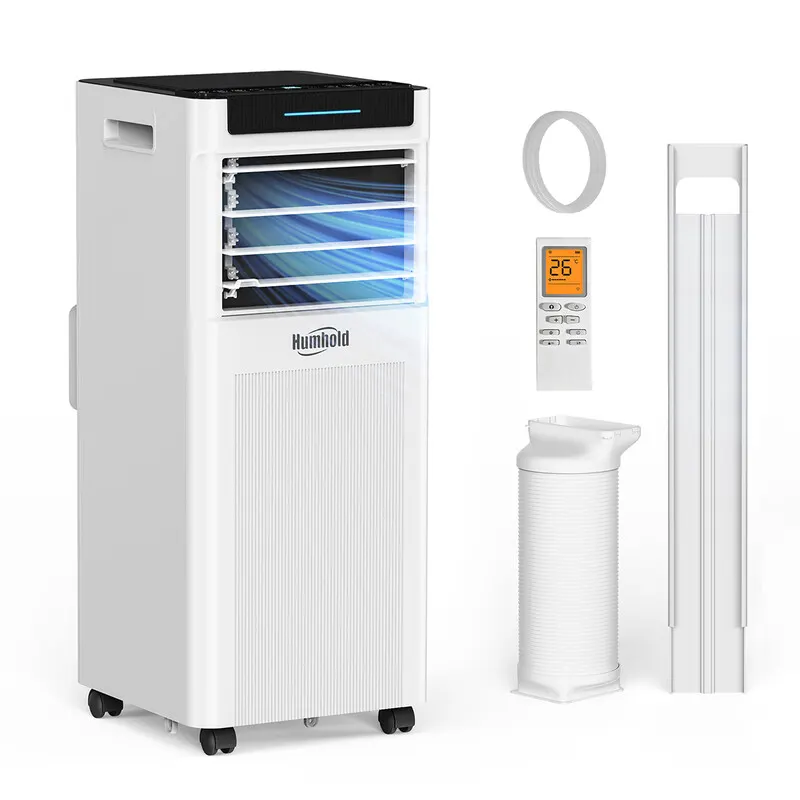 Humhold Climatiseur Portable 9000 BTU 3-en-1 pour Pièces jusqu'à 30 m² | Refroidissement, Déshumidification et Ventilation