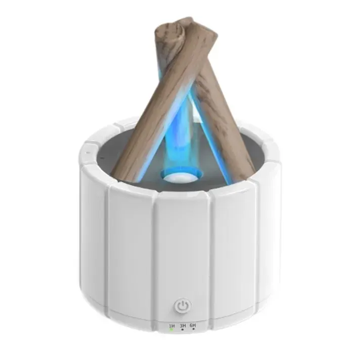 Humidificateur 150ml humidificateur darômes Éclairage dambiance multimode avec humidification et atomisation Temporisé blanc