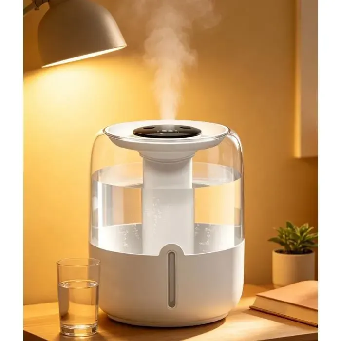 humidificateur – 68 L commande à un bouton veilleuse intégrée remplissage et nettoyagefaciles