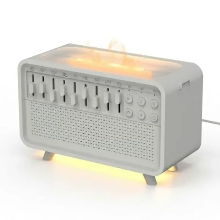 Humidificateur à bruit blanc 4 en 1 – Machine à sons blancs et diffuseur darômes pour bébés et adultes pour la chambre et le salon