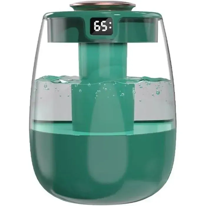 Humidificateur à brume froide - ZYNEXDD - Double buse - Affichage numérique - USB rechargeable - Silencieux