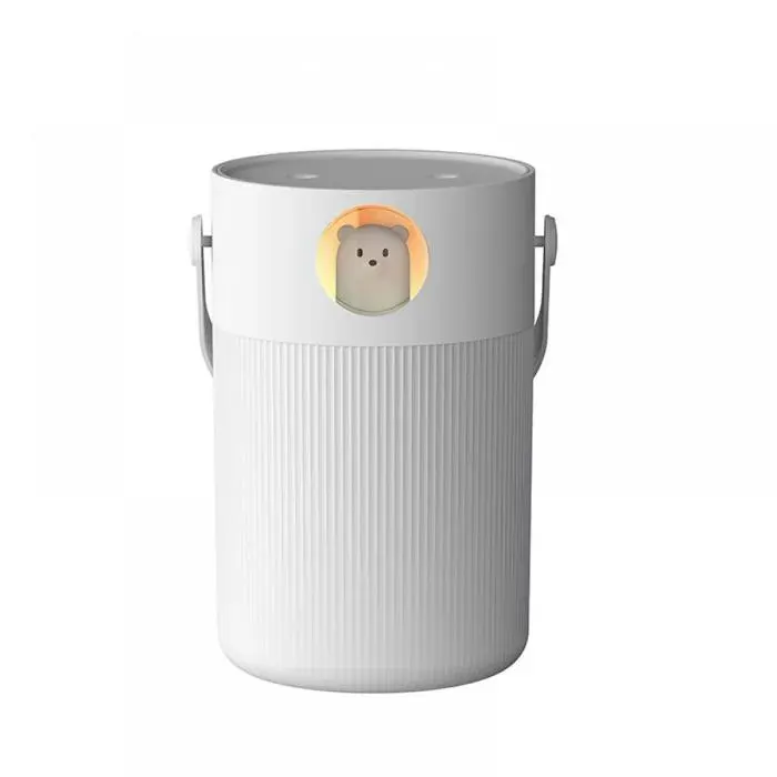 Humidificateur à double pulvérisation 4L USB grande capacité pour la maison la chambre à coucher le bureau veilleuse silencieuse