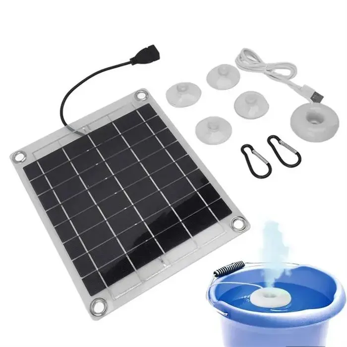 Humidificateur à Panneau Solaire 10 W Atomiseur USB Portable Simple Face Économie DÉnergie Pompe à Eau Hydratante Fournitures
