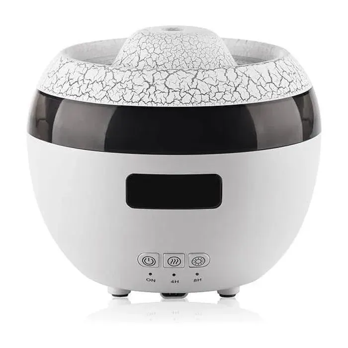 Humidificateur à ultrasons avec plusieurs modes de pulvérisation minuterie et arrêt automatique sans eau 300 ml (blanc) Femeo
