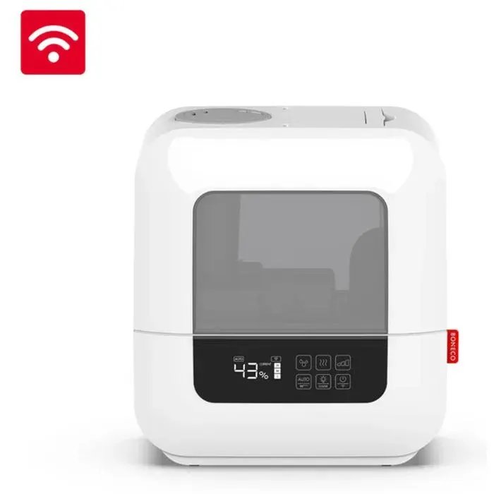 Humidificateur à ultrasons - BONECO - U700 SMART - Brume froide/chaude - Cleaning Mode - WiFi/Commande vocale