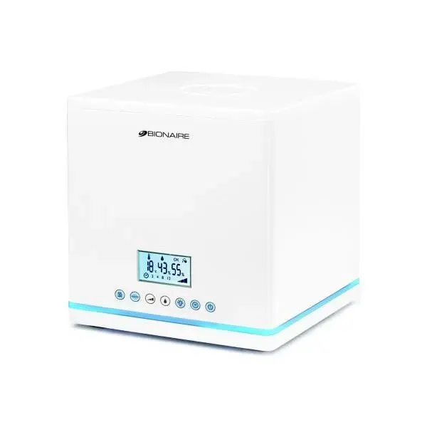 Humidificateur - BIONAIRE - BU7500-050 - Vapeur chaude et froide - 27 watts - 2.7 L de capacité — coloris Blanche