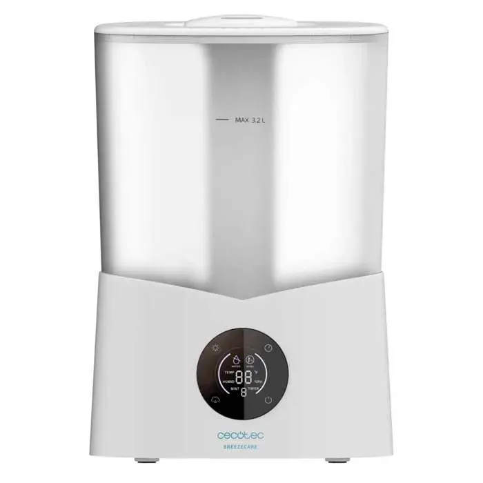 Humidificateur - BREEZECARE - 2600 LIGHT SMART - 32 litres - 40 m² - Aromathérapie