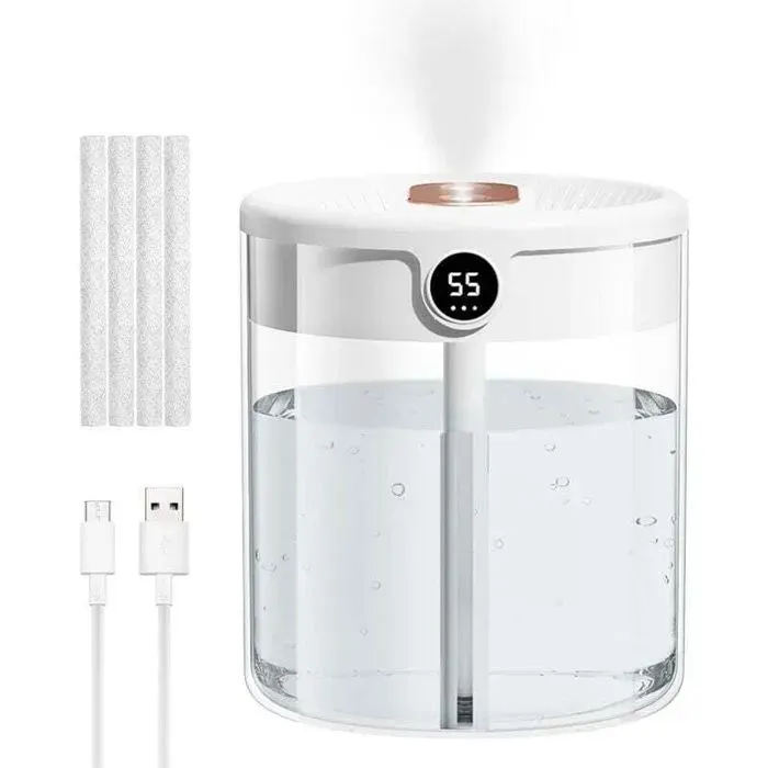Humidificateur Chambre 2L Blanc automatique diffuseur air/plantes bureau simple .